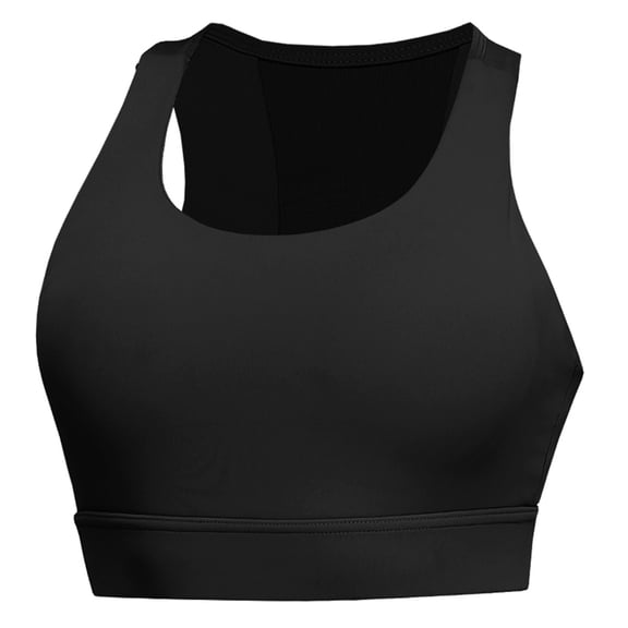 Women's Sports Bras Sports Bra Fitness Running Shockproof Yoga Tank Top Front Zipper No Steel Ring Comfort Sports Bra Wireless Bras for Women Black L