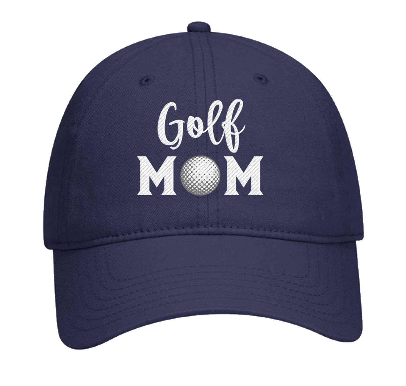 Women's Sports Mom Embroidered Ladies Fit Dad Hat with Metal Buckle Back,  Black, Soccer Mom 