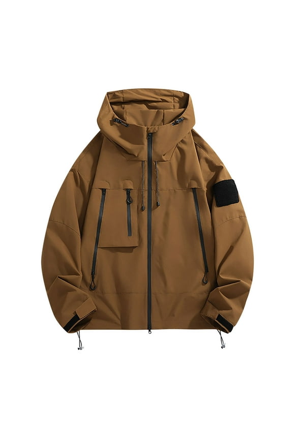 Women's Sports Outdoor Hardshell Jacket Windproof Warm Removable Cap Mountaineering Jacket Thin Jacket