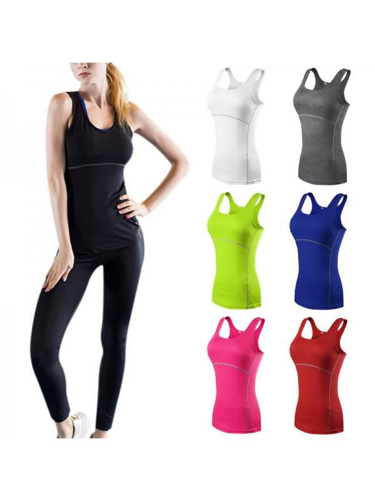 Women's Sports PRO Women's Tight Training Sports Fitness Running Yoga  Quick-drying Vest Camisole T-shirt