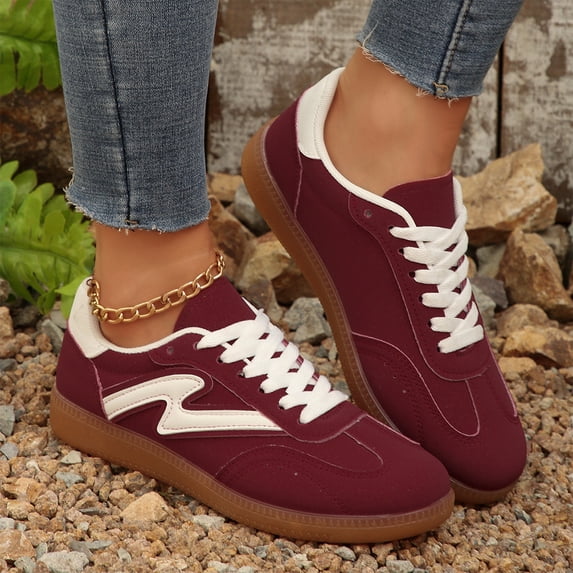 Women's Sports Shoes, Multi-Color Flat Casual Shoes, Lightweight Soft Sole, Suitable for Daily use or All Seasons.