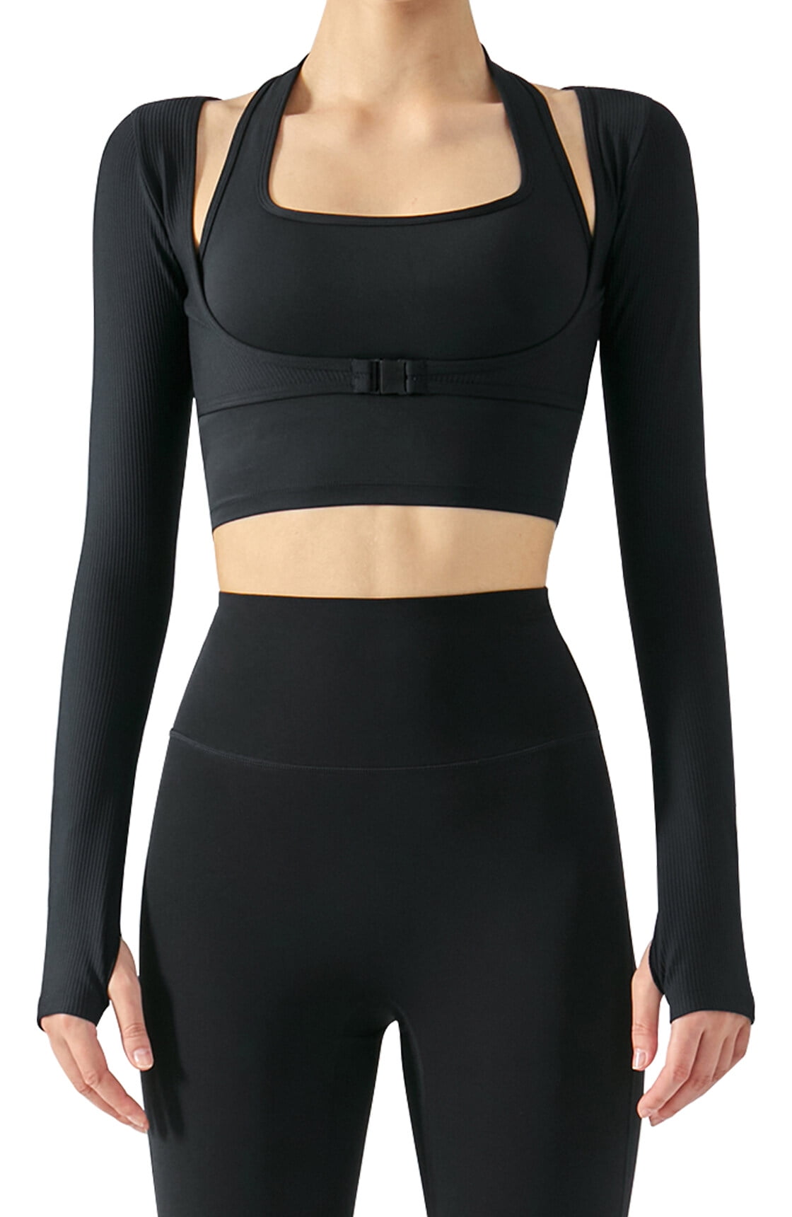 long sleeve bralette