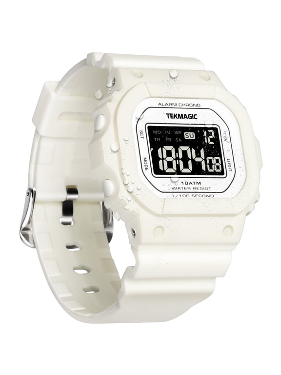 Women's Sports Watch 330ft Waterproof for Swimming and Diving with Alarm, Stopwatch, Timer, Countdown, Dual Time Zone, Calendar, Backlight, 12 or 24 Hours Format