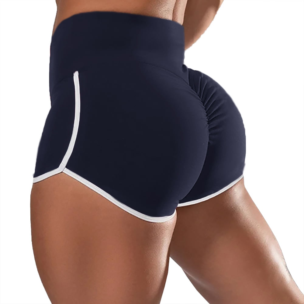 Women's Sports Workout Shorts High Waist Gym Yoga Short Pants