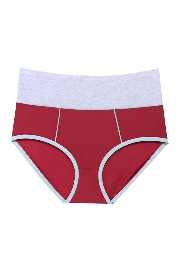 Women's Sports Yoga Sexy Breathable Solid Color Stitching Seamless High Waist Underwear