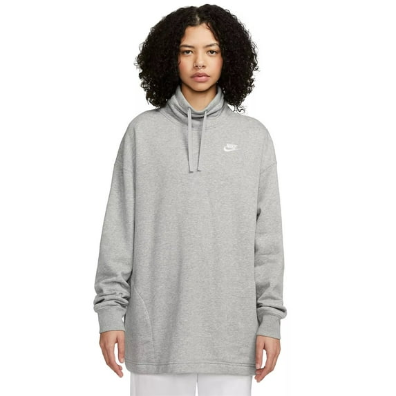 Women's Sportswear Club Fleece Oversized Mock-Neck Sweatshirt