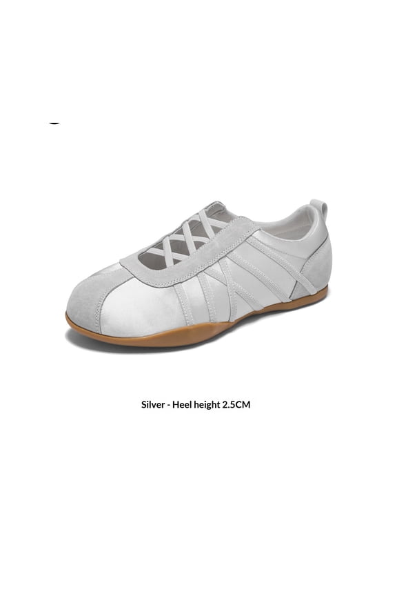 Women's Sporty Mary Jane Shoes 2026 New Spring French Ballet Flats Commuting Shallow Single Shoes