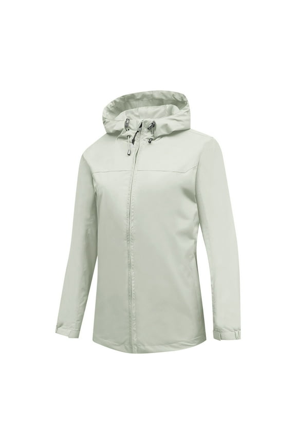Women's Spring And Winter Lightweight Waterproof Softshell Jacket , Rain Jacket Women Windproof Coat for Hiking, Travel & Outdoor Activities