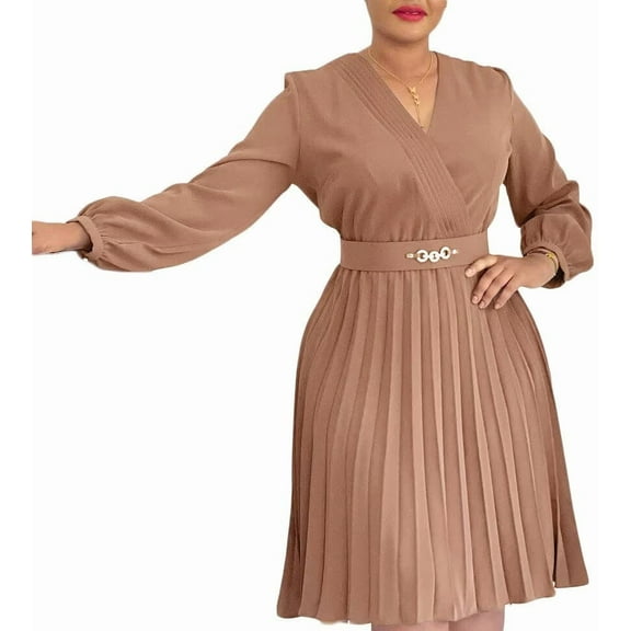 Women's Spring Fashion A-Line Elegant Dress Midi Dress Casual Boho Long Dresses