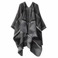 thumbnail image 1 of Women’s Spring Shawl Wrap Open Front Poncho Cape Cardigan Coat Oversized Plaid Sweaters Scarf for Fall and Winter, 1 of 6