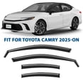 thumbnail image 1 of CLIM ART in-Channel Incredibly Durable Rain Guards for Toyota Camry 2025-2026 Sedan, Original Window Deflectors, Vent Window Visors, Vent Deflector, 4 pcs. - 625023, 1 of 8