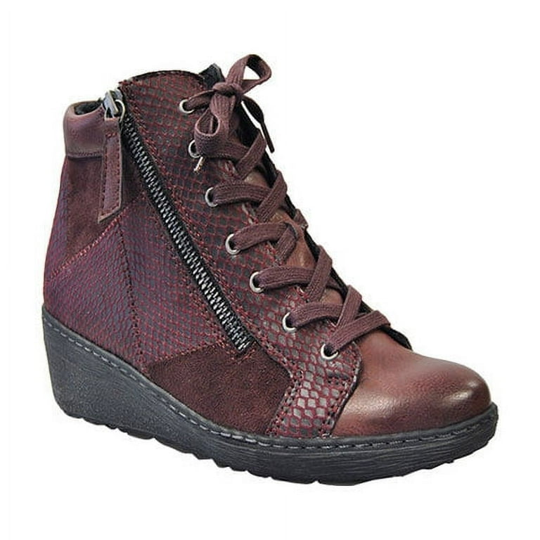 Women s Spring Step Lilou Wedge Sneaker Walmart