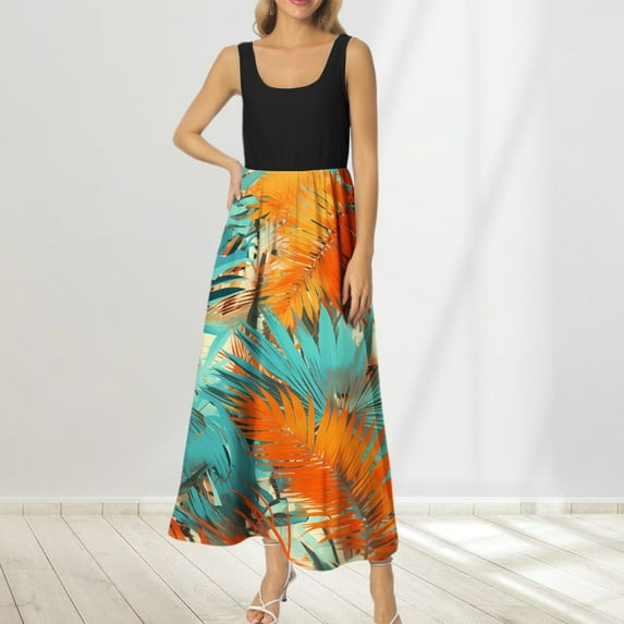 Women's Spring/Summer Print Elegant Dress plus Size Dress with Sleeves Womens Business Suits plus Size Bridesmaid Dress plus Size Dress for Evening Gowns Formal Jackets for Women plus Size Chiffon