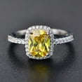 thumbnail image 1 of Women's Square Colored Gemstone Ring, 1 of 3