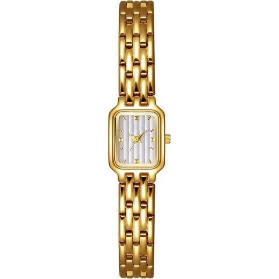 Women's Square Dial Watch Retro Quartz Movement Wristwatch | Stylish, Small Wrist