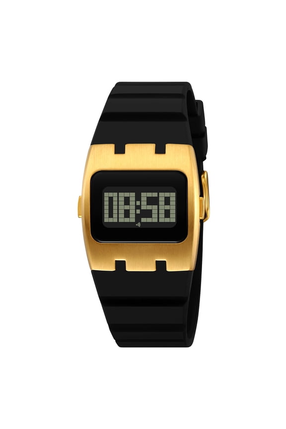 Women's Square LED Watch - Small Retro Style Digital Watch for Students