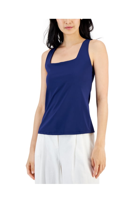 Women's Square-Neck Tank Top Indigo Sea XL