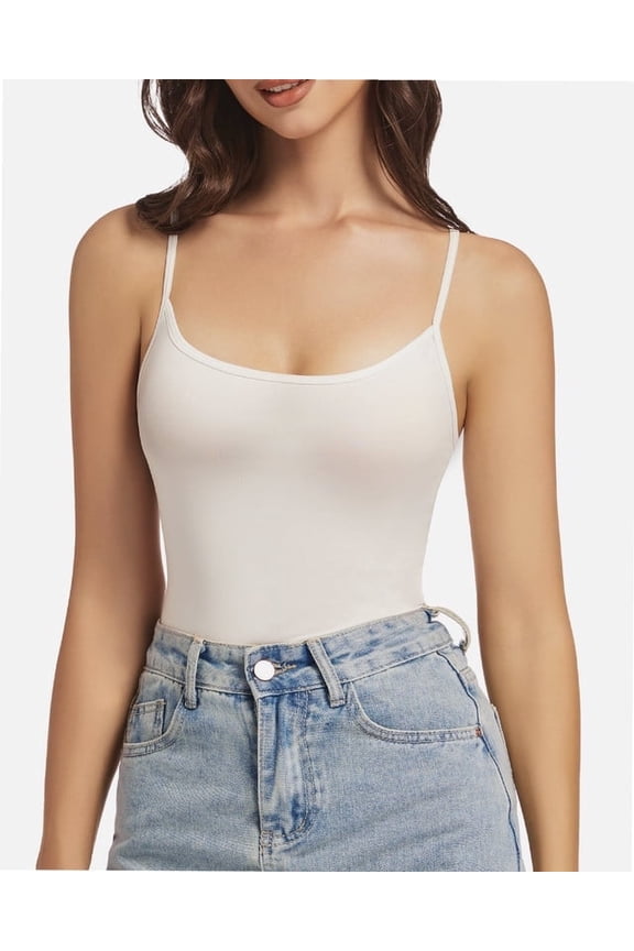 Women's Square Neck Tank Top Spaghetti Strap Shirt Summer Going Out Basic Camisole