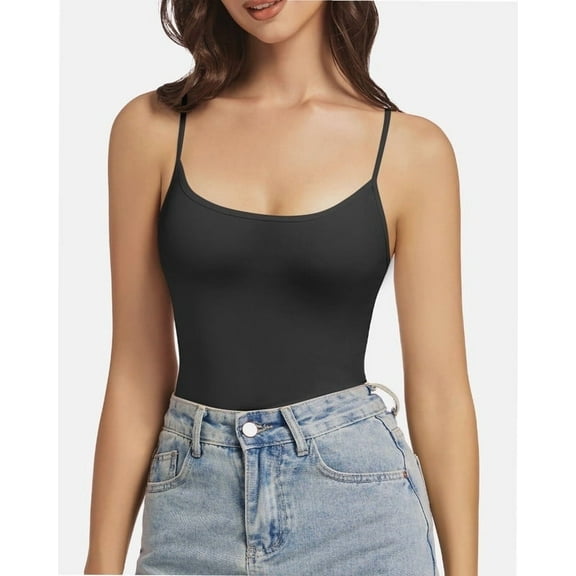 Women's Square Neck Tank Top Spaghetti Strap Shirt Summer Going Out Basic Camisole