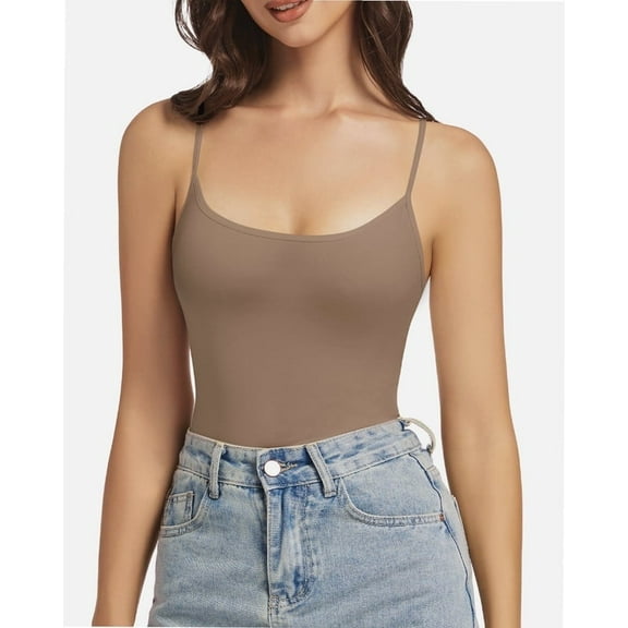 Women's Square Neck Tank Top Spaghetti Strap Shirt Summer Going Out Basic Camisole