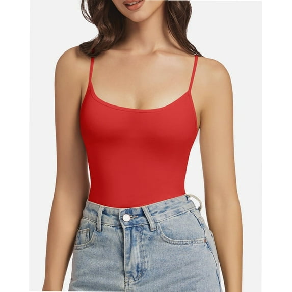 Women's Square Neck Tank Top Spaghetti Strap Shirt Summer Going Out Basic Camisole