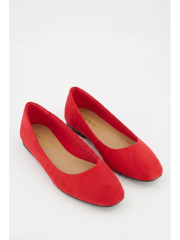 Women's Square Toe Ballet Flats