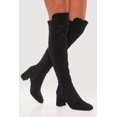 thumbnail image 1 of Women's Square Toe Block Heel Over The Knee Boots, 1 of 6