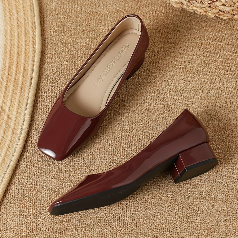 Square toe shoes womens 2018 best sale