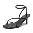 thumbnail image 1 of Women's Square Toe Stiletto Heels with PU-Covered Latex Insole, 1 of 6