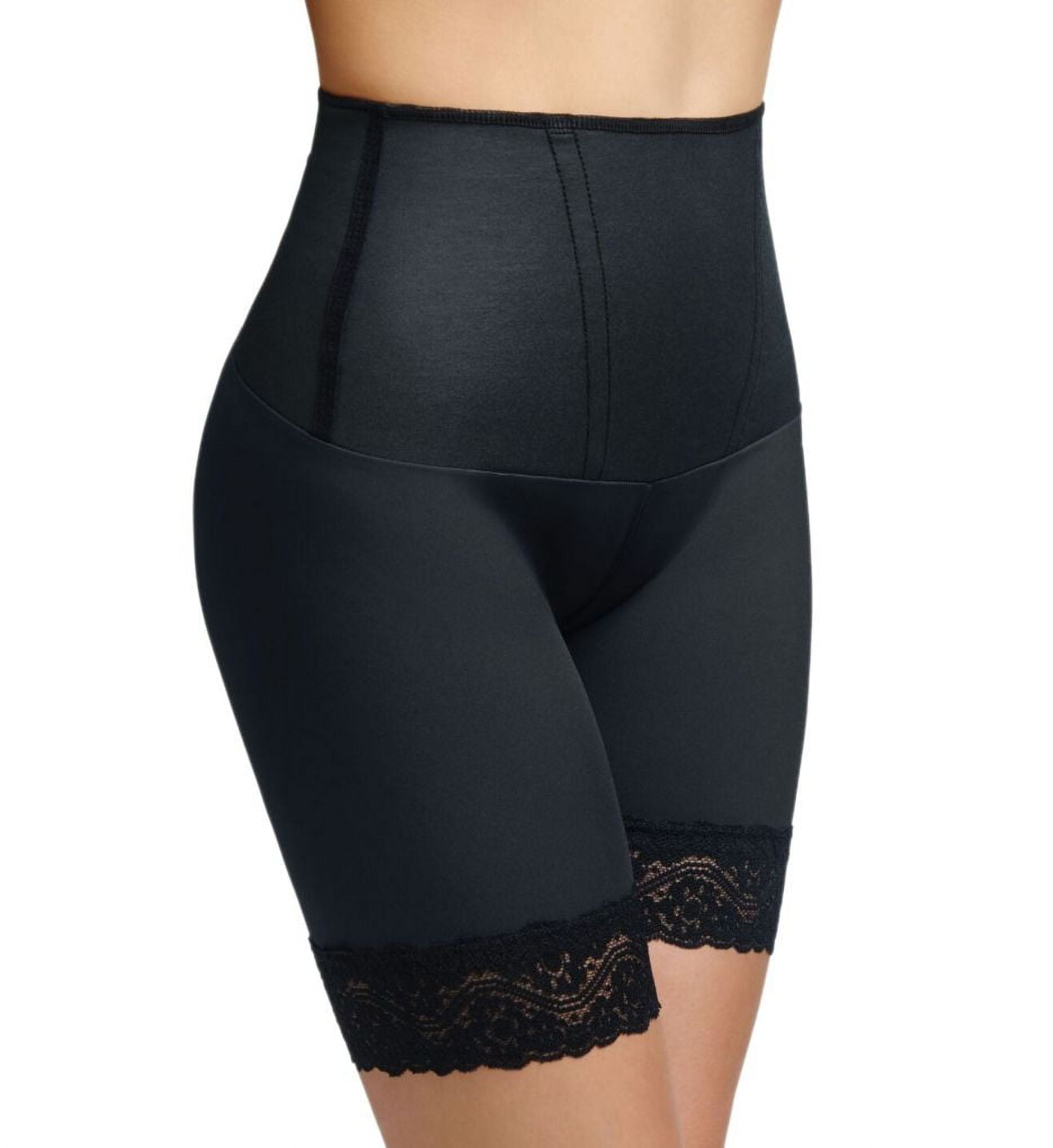 Women's Squeem 26AL Sensual Secret Mid Thigh Shaping Short (Black XS) 