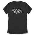 thumbnail image 1 of Women's Squid Game Logo Black Graphic Tee Black 2X Large, 1 of 4