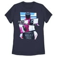 thumbnail image 1 of Women's Squid Game Masked Photos Graphic Tee Navy Blue Medium, 1 of 4