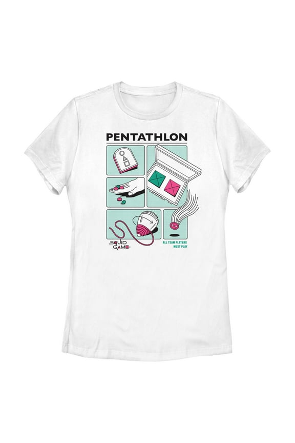 Women's Squid Game Pentathlon Graphic T-Shirt