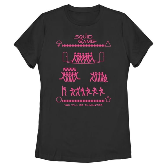 Women's Squid Game You Will Be Eliminated Graphic T-Shirt