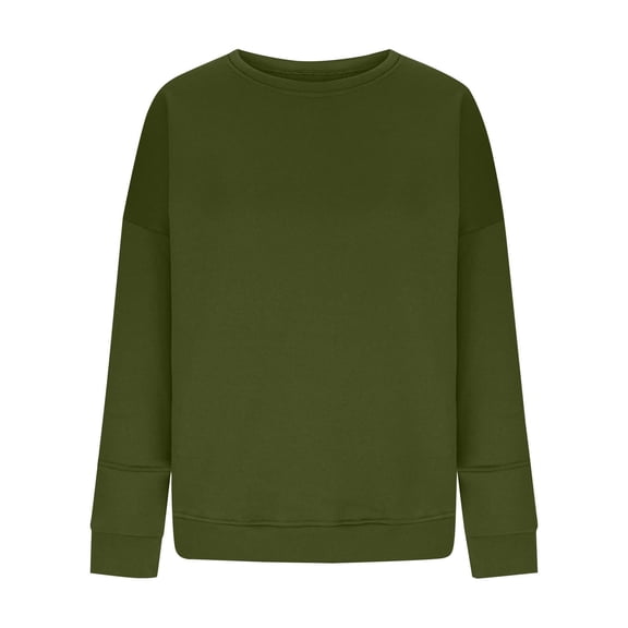 Women's St. Pa's Holiday Sweatshirt Long Sleeve Crewneck Oversized Top Warm Sweatshirt Comfortable Soft Green Sweaters For Women,Size:L