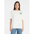thumbnail image 1 of Saint Patrick's Day Women's Howdy Go Lucky Graphic Tee from Way to Celebrate, Sizes S-XXXL, 1 of 5