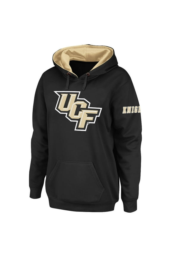 Women's Stadium Athletic Black UCF Knights Big Logo Pullover Hoodie