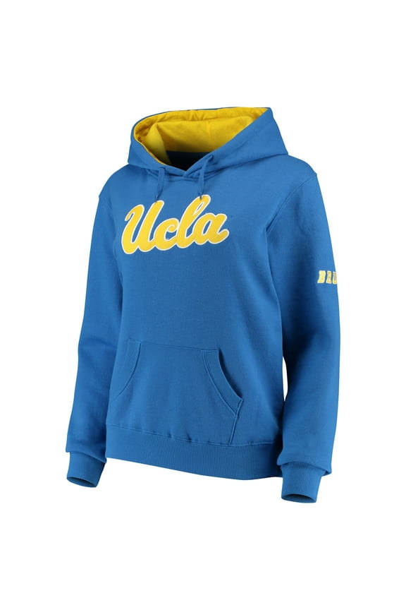 Women's Stadium Athletic Blue UCLA Bruins Big Logo Pullover Hoodie