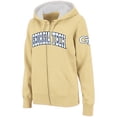 thumbnail image 1 of Women's Stadium Athletic Gold Georgia Tech Yellow Jackets Arched Name Full-Zip Hoodie, 1 of 1