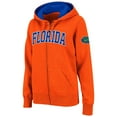 thumbnail image 1 of Women's Stadium Athletic Orange Florida Gators Arched Name Full-Zip Hoodie, 1 of 3