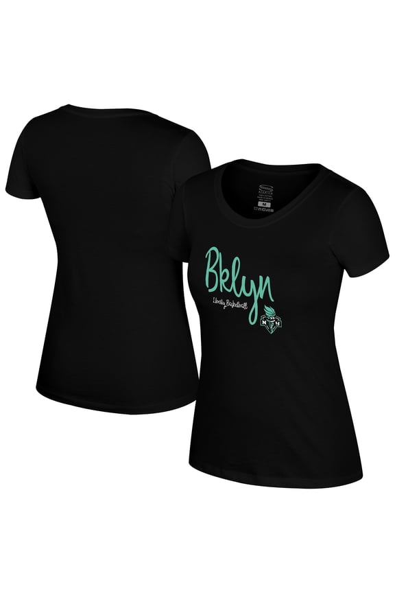 Women's Stadium Essentials Black New York Liberty Third Quarter T-Shirt