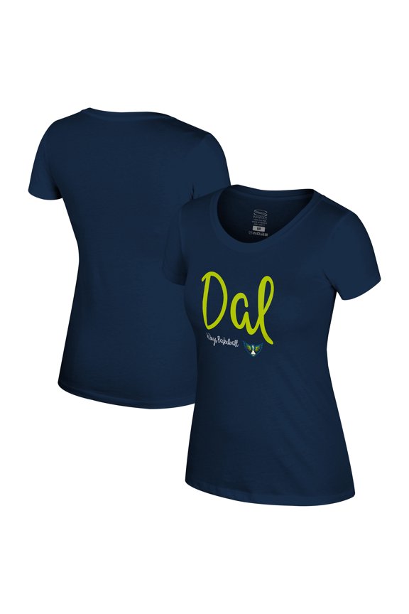 Women's Stadium Essentials Navy Dallas Wings Third Quarter T-Shirt