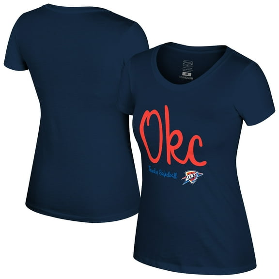 Women's-Stadium Essentials  Navy Oklahoma City Thunder 3rd Quarter T-Shirt