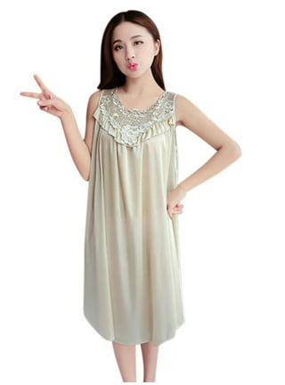 Wholesale Cheap Summer Girls Cool Nightgown Short Sleeves Ladies Pajama  Sleepwear Women Night Dress - China Milk Silk Mickey Pajamas Sets and Night  Dresses for Woman price