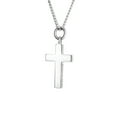 thumbnail image 1 of Women's Stainless Steel Always Cross Necklace -Matthew 28:20 by Shields of Strength, 1 of 4
