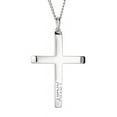 thumbnail image 1 of Women's Stainless Steel Army Cross Necklace - Joshua 1:9 by Shields of Strength, 1 of 4