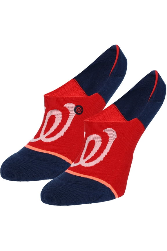 Women's Stance Washington Nationals Invisible No Show Socks
