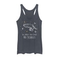 thumbnail image 1 of Women's Star Trek All About That Space No Tribbles Racerback Tank Top Navy Blue Heather X Small, 1 of 3