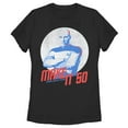thumbnail image 1 of Women's Star Trek: The Next Generation Captain Jean Luc Picard Make It So Graphic Tee Black Large, 1 of 4