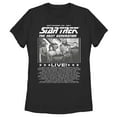 thumbnail image 1 of Women's Star Trek: The Next Generation Concert Poster  Graphic Tee Black X Large, 1 of 4
